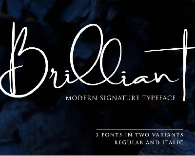 Brilliant Signature Free font