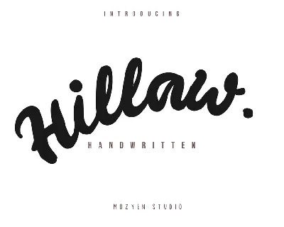 Hillaw font