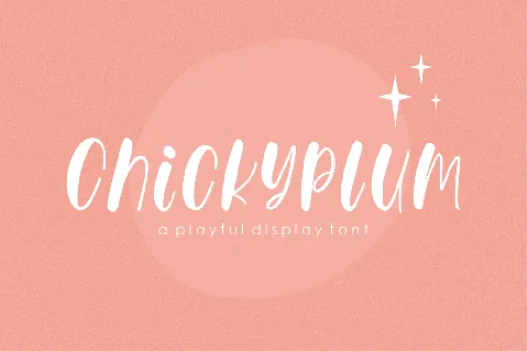 Chickyplum font