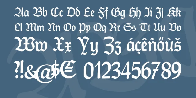 CAT FrankenDeutsch font