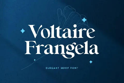 Voltaire Frangela font