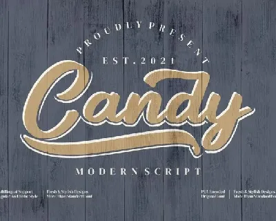 Candy font