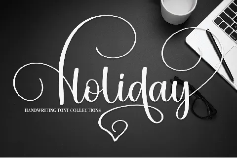 Holiday Calligraphy Typeface font