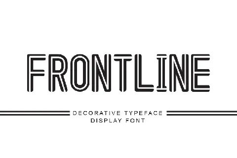 Frontline font