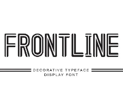 Frontline font