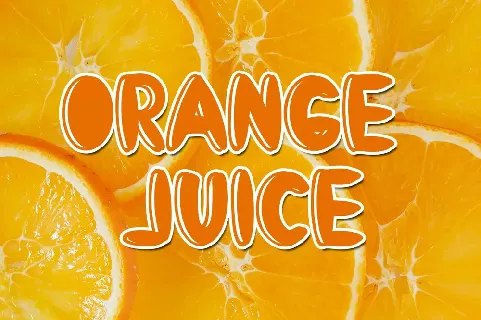 Fresh Drink font