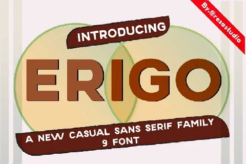Erigo Family font