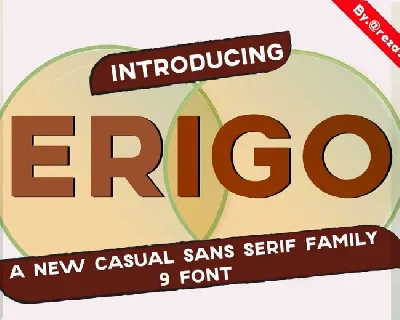 Erigo Family font