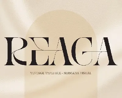 Reaga Vintage font