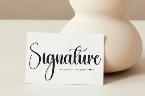 Holding Script font