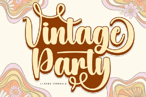 Vintage Party Script font