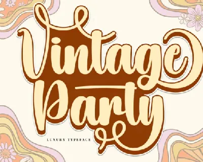 Vintage Party Script font