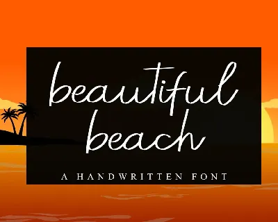 Beautiful Beach font