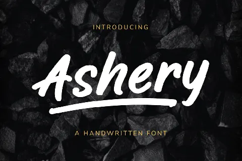 Ashery font