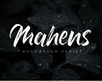 Mahens font