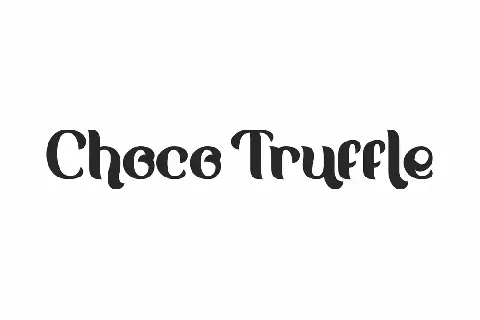 Choco Truffle font