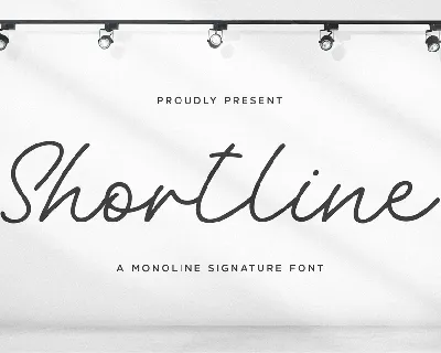 Shortline font