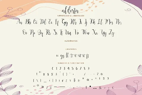 Alderta font