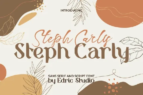 Steph Carly Duo font