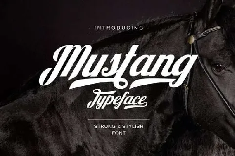 Mustang Script Free font