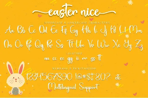 Easter Nice - Personal Use font