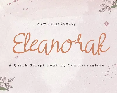 Eleanorak font