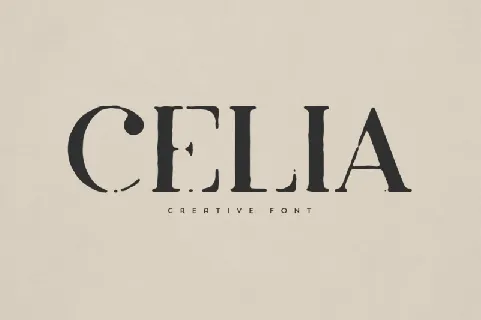 Celia Vintage font