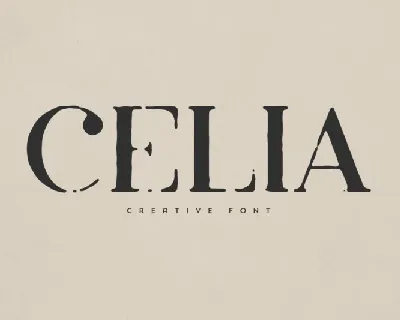 Celia Vintage font