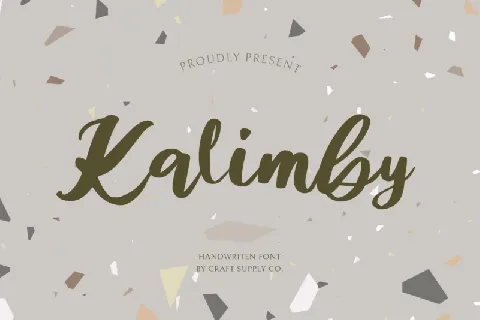 Kalimby font