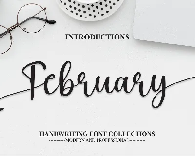 February Typeface font
