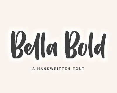 Bella Bold font