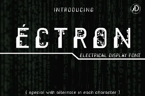 ECTRON font