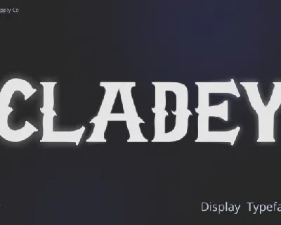 Cladey font