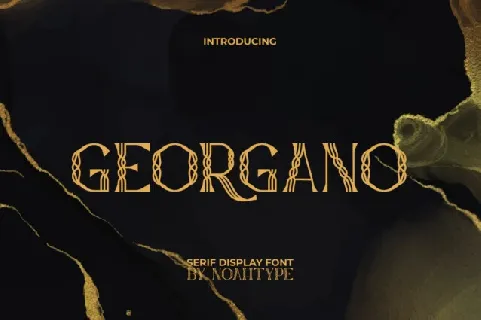 Georgano font