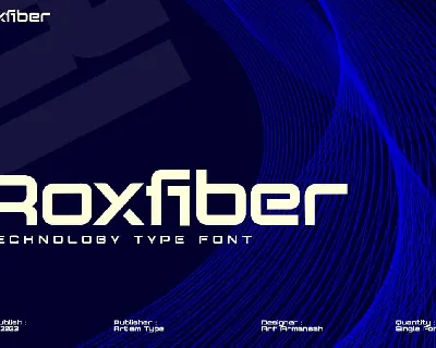Roxfiber font