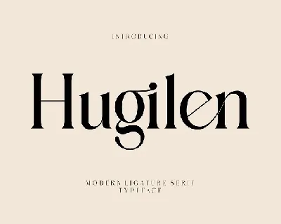 Hugilen font