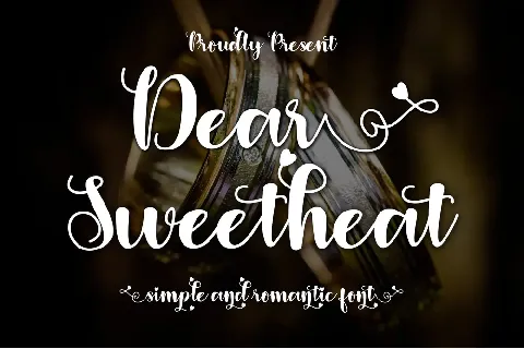 Dear Sweetheart font