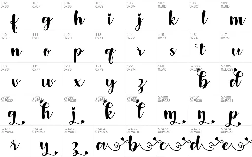 Dear Sweetheart font