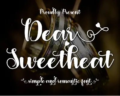 Dear Sweetheart font