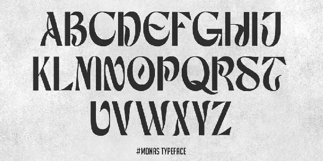 Monas Demo font