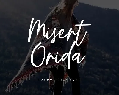 Misert Orida font