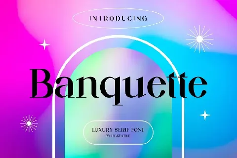 Banquette font