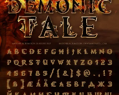 Demonic font