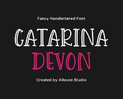 Catarina Devon Display font