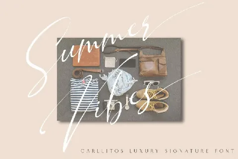 Carllitos Signature font