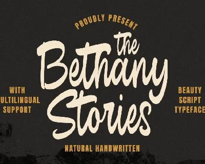 The Bethany Stories font