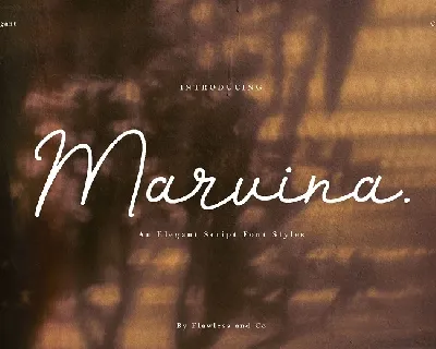 Marvina font