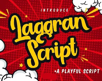 Laggran Playful Script font