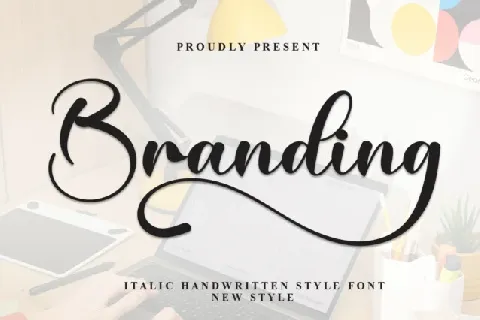 Branding Calligraphy font