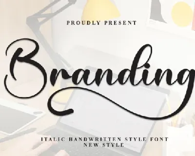 Branding Calligraphy font